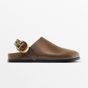 Massimo Dutti Birkenstock-like clogs / mules